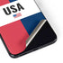 American Flag Color Block Galaxy S22 Plus Skin